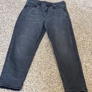 American Eagle Outfitters Dark Gray Relaxed Jeans